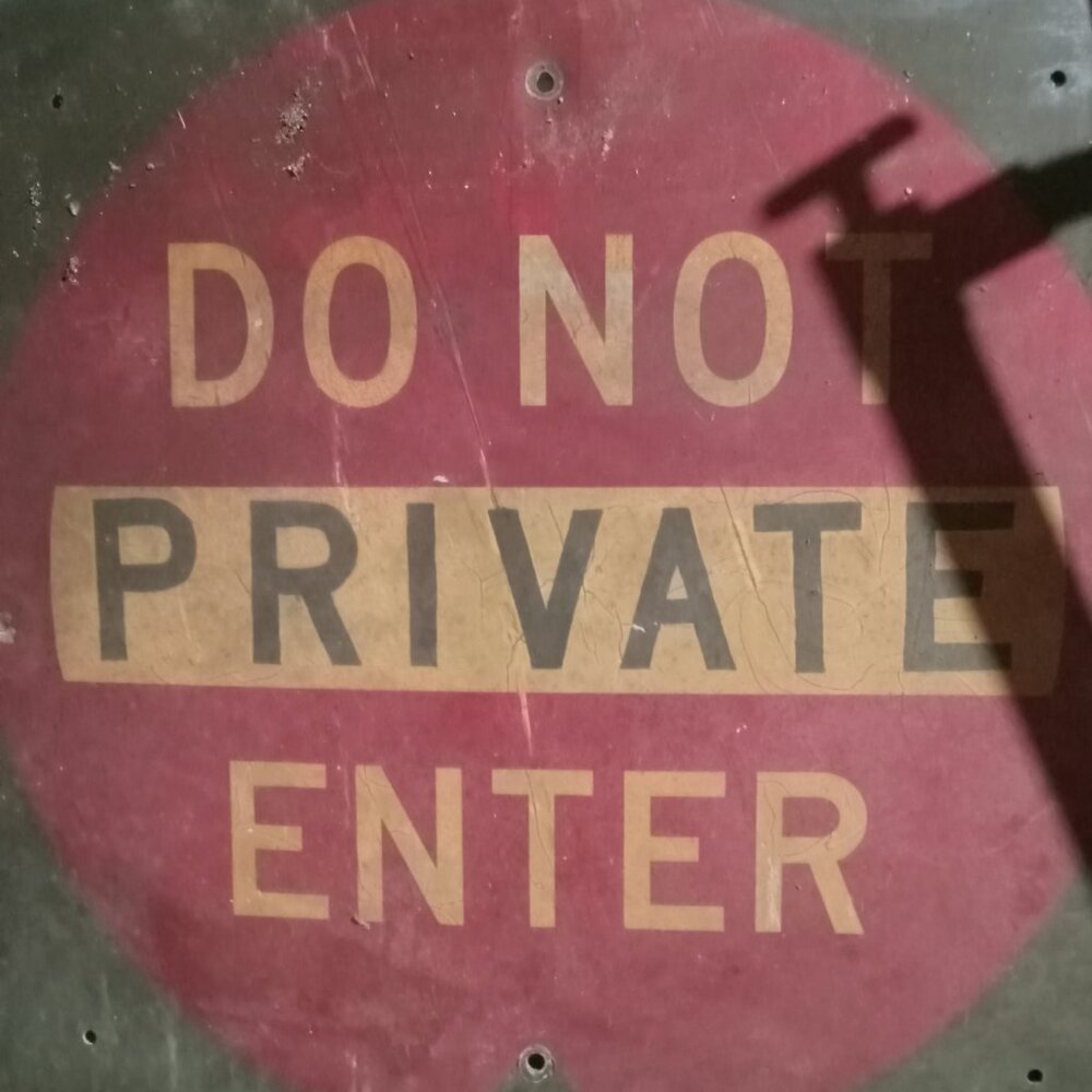 Vintage Traffic Sign 1980s